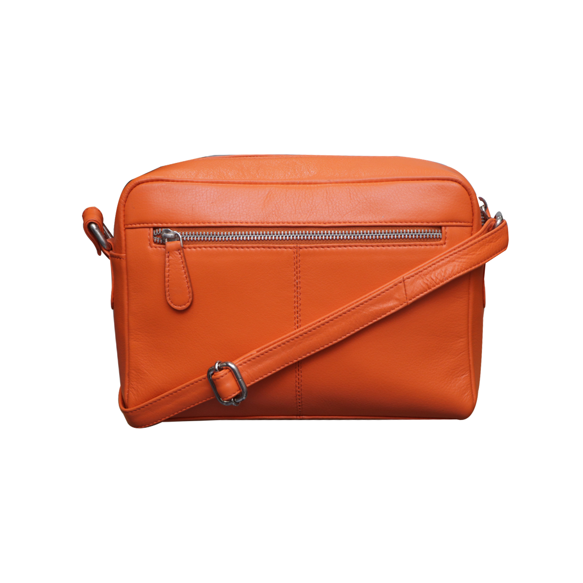 Vintage Tan Leather Shoulder Clutch